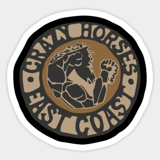 Crazy Horses Gang Sticker